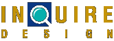 Inquire Design Logo for footer area