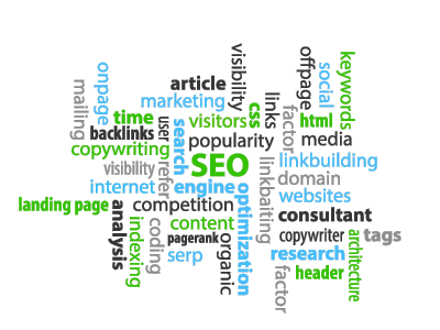 search engine optimization marketing word cloud